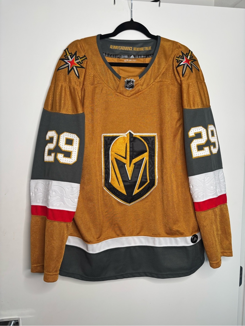 Adidas Vegas Golden Knights Gold Home Jersey #29 Fleury